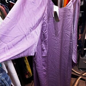 H&M Lavender Satin Dress